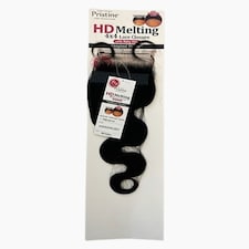 Mane Concept Hair Pristine 4 X 4 HD Melting Body Wave Closure Black | Natural Black | 16 inch