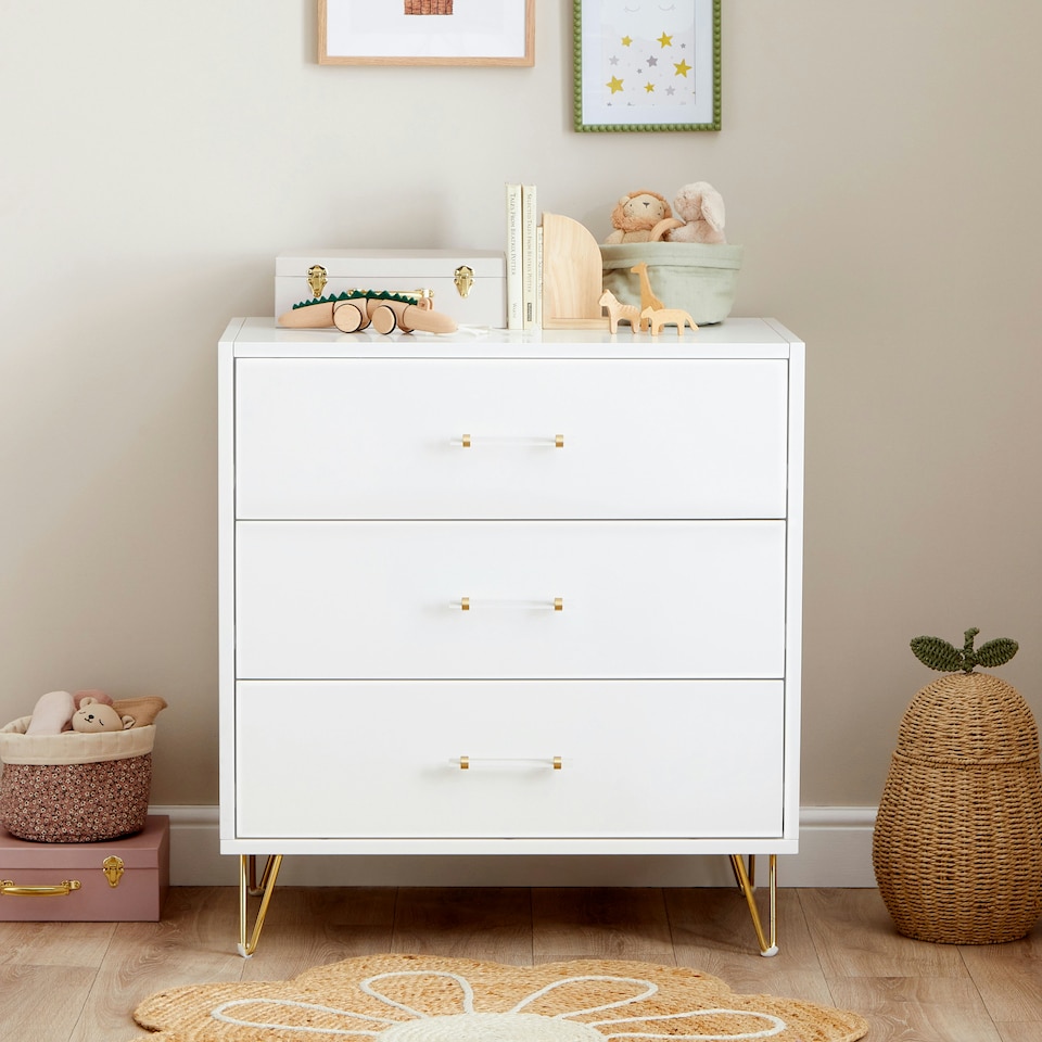 image 1 of Babymore Kimi Nursery Chest Changer - Acrylic