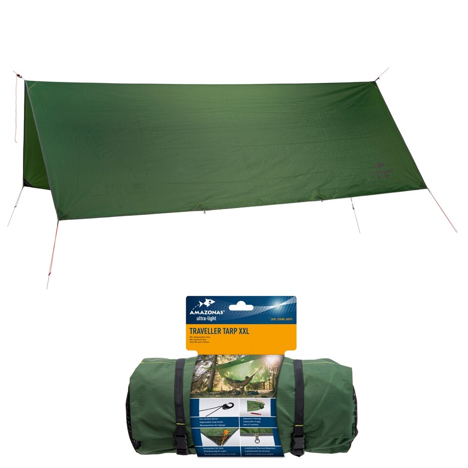 image 1 of Amazonas XXL Camping Hammock Rain Tarp – Traveller