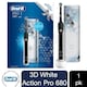 image 3 of Oral-B Pro 680 3D Black-White Electric Toothbrush with Travel Case