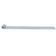 image 5 of HD Long Tailgate Straight Hinge 460mm x 40mm + 12.5mm Bolt on Gudgeon Pin 10pk Silver