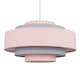image 1 of ValueLights 3 Tone Pink 5 Tier Cylinder Ceiling Pendant Light Shade