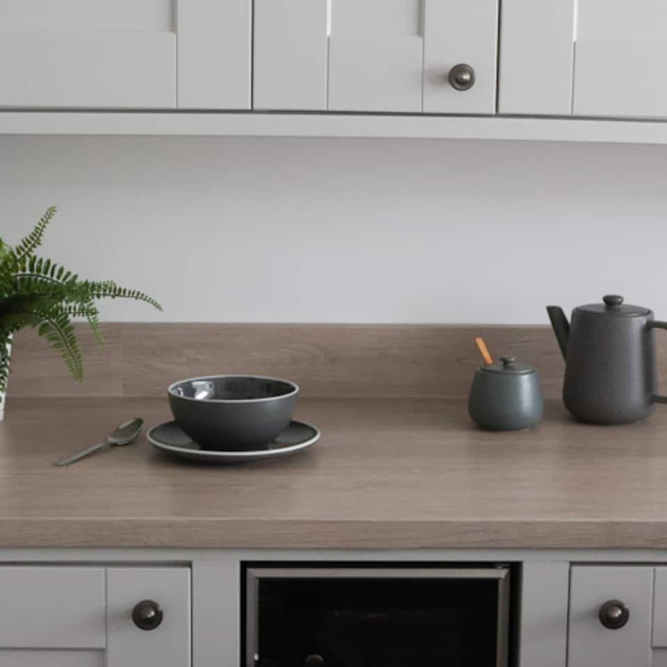 image 1 of Sticky Back Plastic Oak Santana Lime Wood Effect Kitchen Self-adhesive Vinyl Wrap for Cupboards, Doors and Worktops 67.5cm x 2m (3 rolls) - d-c-fix