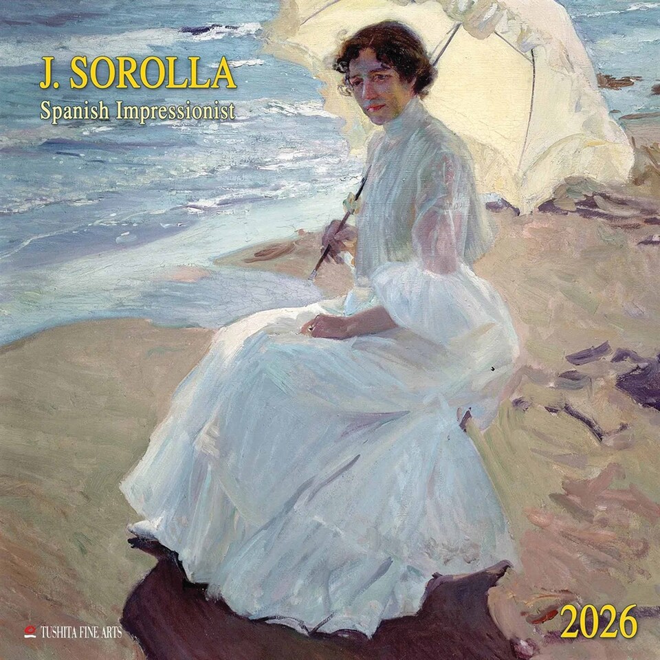 image 1 of Joaquin Sorolla Calendar 2026, Wall Calendars, Month To View, Art, Gift