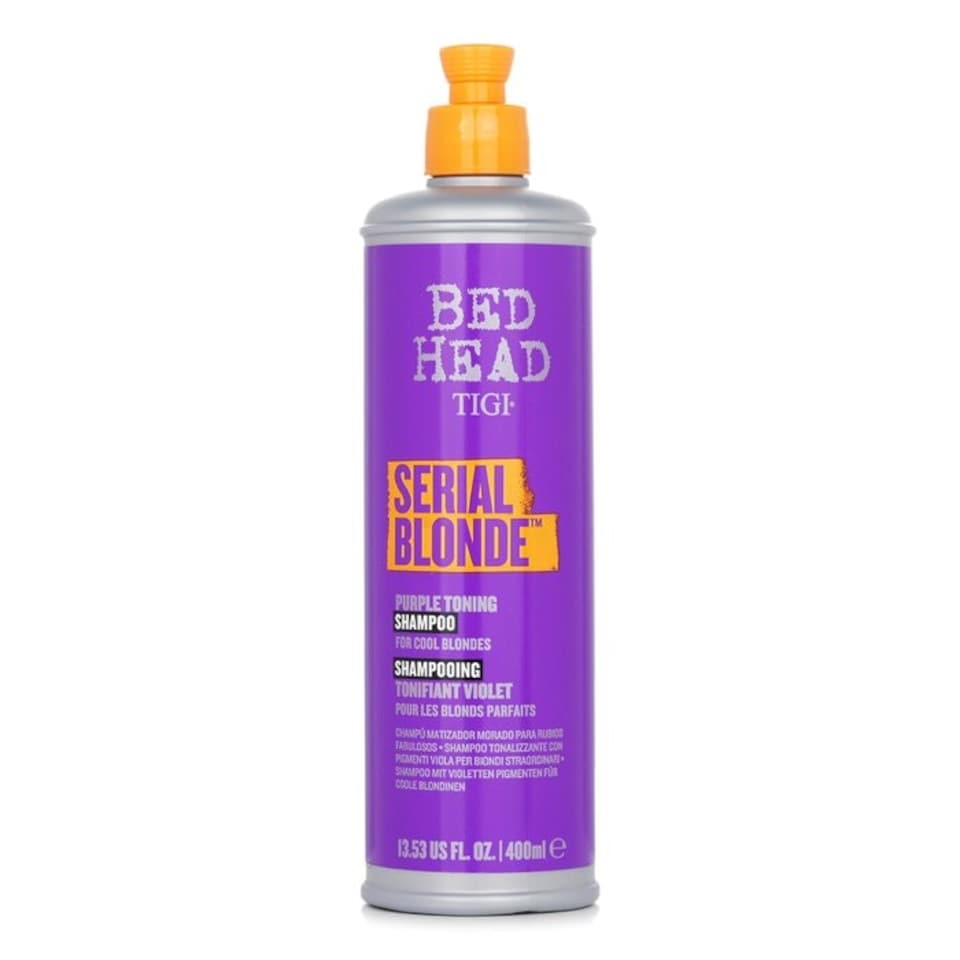 image 1 of Bed Head Serial Blonde Purple Toning Shampoo (For Cool Blondes) - 400 ml/13.53Oz