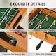 image 6 of HOMCOM Folding Football Gaming Table Mini Foosball Soccer Table, Family Fun