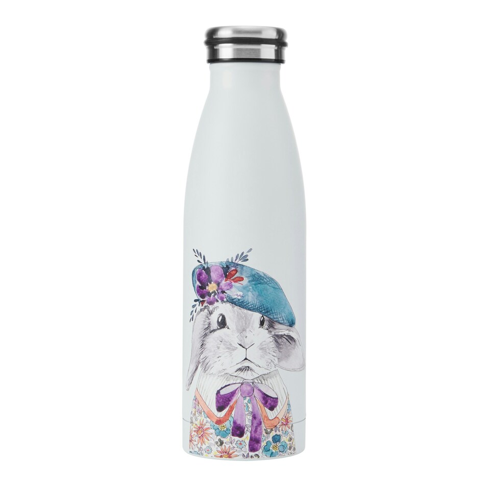 image 1 of Mikasa Water Bottle Rabbit Stainless Steel 500ml Multi | One Size