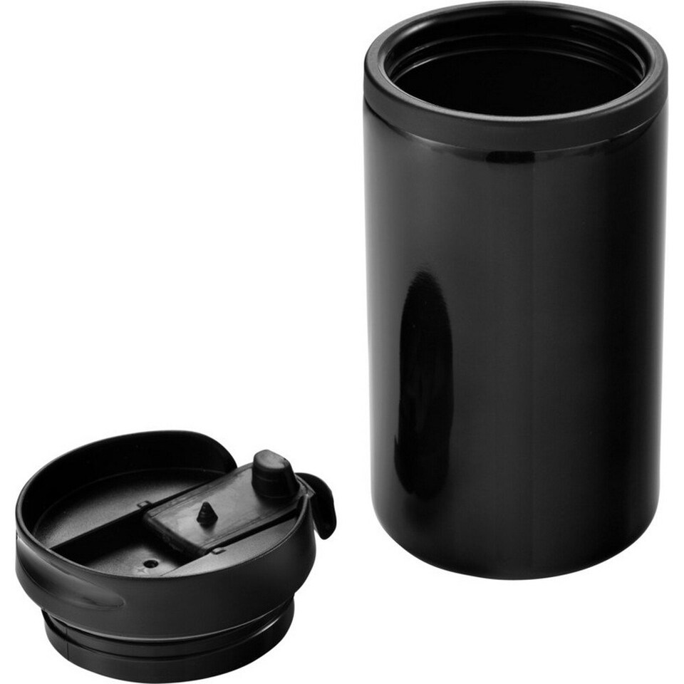 image 1 of Mojave Recycled Stainless Steel Insulated 250ml Tumbler - Solid Black - One Size
