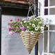 image 3 of Marco Paul Cone Hanging Planter 14" Brown