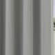 image 3 of Supersoft Grey Curtains 90 x 90 inch (229 x 229 cm) Room Darkening Eyelet Thermal Noise Reducing Curtains for Bedroom and Living Room