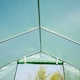 image 9 of Outsunny 4 x 2 M Walk in Polytunnel Greenhouse Galvanised Steel w Zipped Door