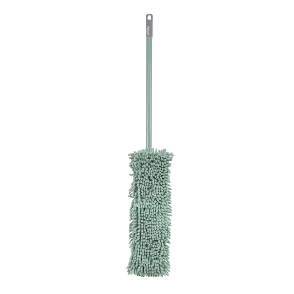 image 1 of JVL Extendable Chenille Mop with 2 Replacement Heads,  Green