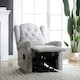 image 4 of Crawley Electric Lift-Assist Riser Recliner - Light Grey