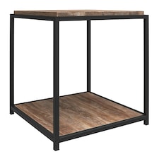 Quincy End Table Weathered Oak Brown | Oak