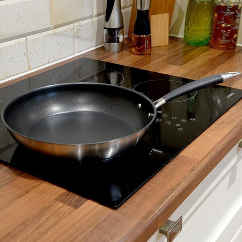 image 1 of Stoven Soft Touch Induction 20 and 24cm Non-Stick Frying Pan Set