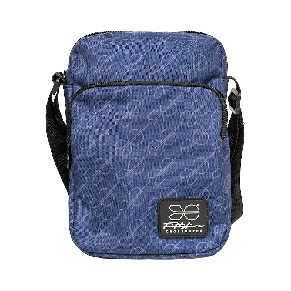 Crosshatch Mens Westernby Mini Crossbody Bag - Navy - One Size Blue