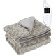 image 1 of MONHOUSE Heated Throw - Electric Blanket - Digital Controller - Timer up to 9 hours, 9 Heat Settings, Auto Shutoff - Machine Washable - Single 130X160cm - FUR