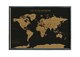 image 1 of Splosh Travel Map Cork Board World Desktop Black XL