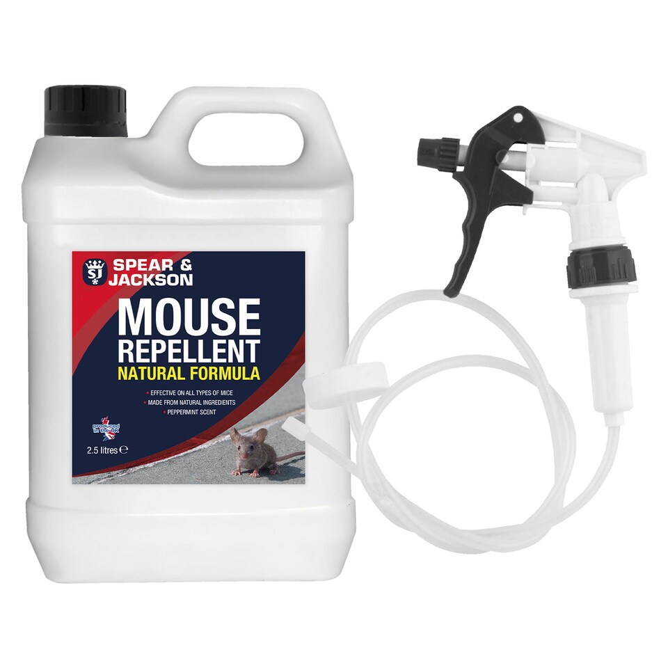 image 1 of Spear & Jackson Mouse Repellent - Peppermint Scent 2.5L + LHT