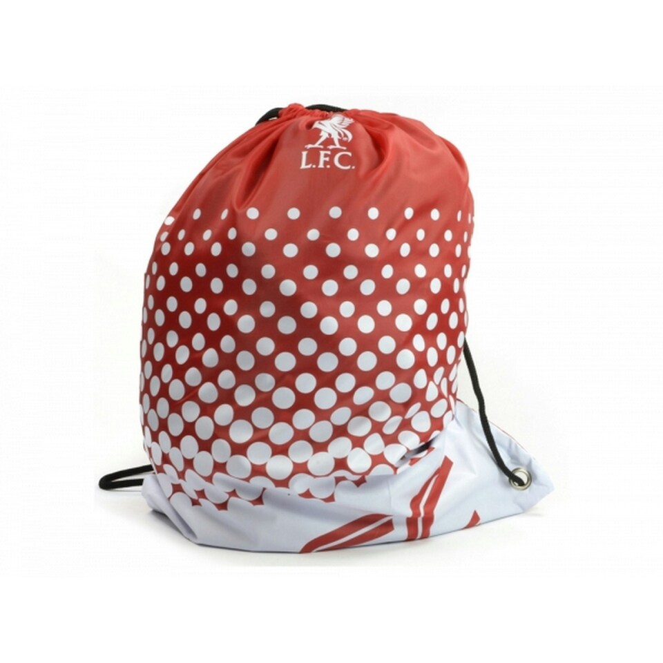 image 1 of Liverpool FC Official Football Fade Design Gym Bag - Red/White - One Size