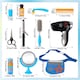 image 5 of Stylist Hairdresser Barber Salon Role Play Set with Working Hairdryer & Accessories for Kids