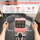 image 3 of HOMCOM 2-In-1 Folding Exercise Bike with 8-Level Magnetic Resistance Pink | Pink