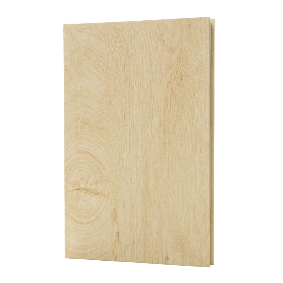 image 1 of XD Collection Kavana Wood Effect A5 Notebook - Light Brown - One Size