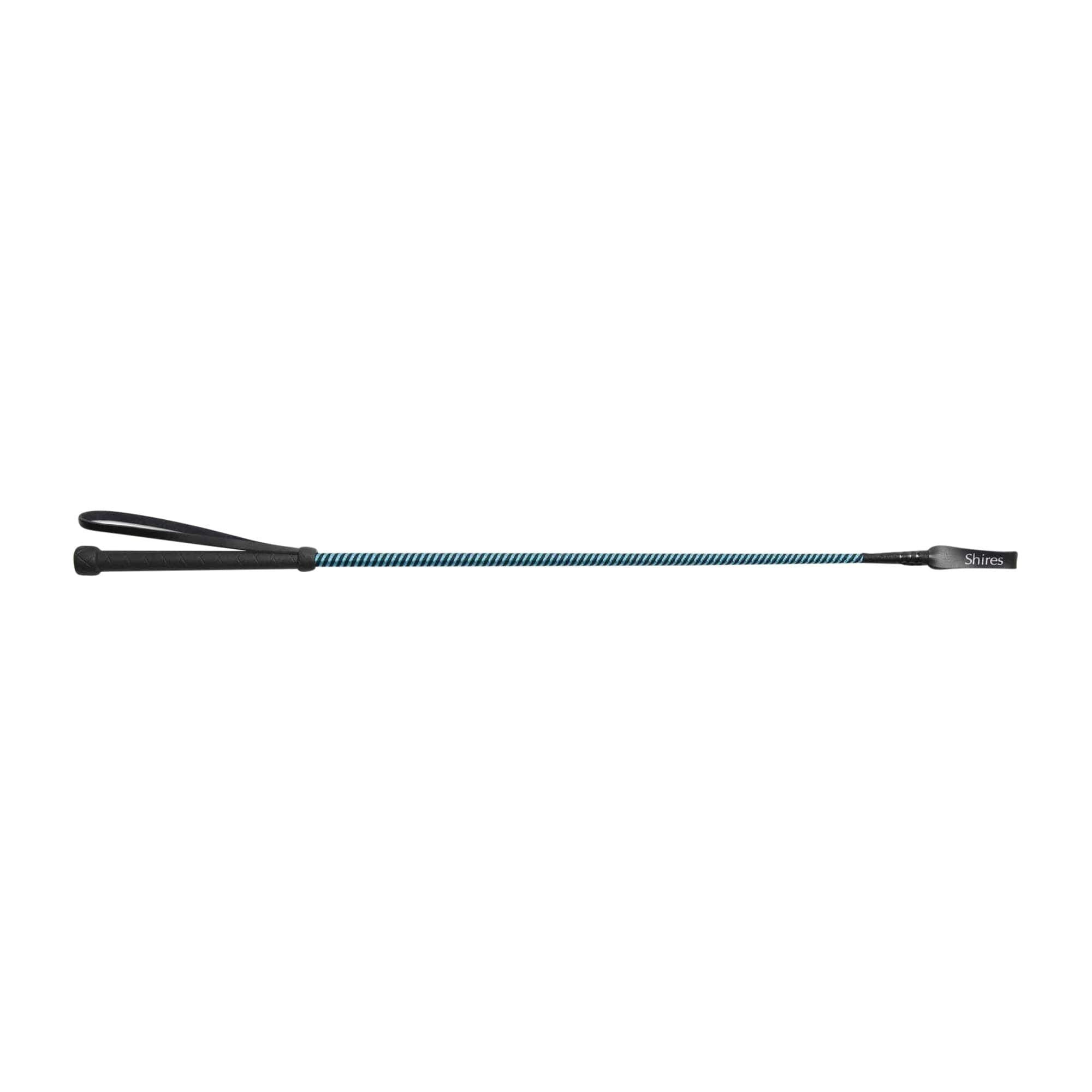 Shires Childrens/Kids Thread Stem Leather Horse Riding Whip - Black ...