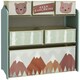image 9 of ZONEKIZ Kids Storage Unit, Childrens Toy Storage Organiser, with 6 Fabric Bins 