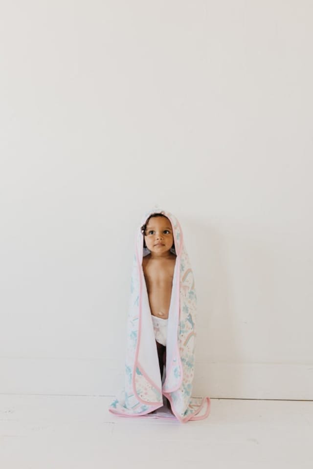 image 1 of Copper Pearl Premium Knit Hooded Towel Whimsy