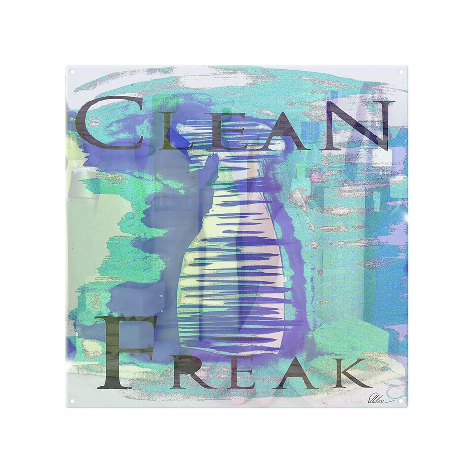 image 1 of Clean Freak Blue Splash Back | White