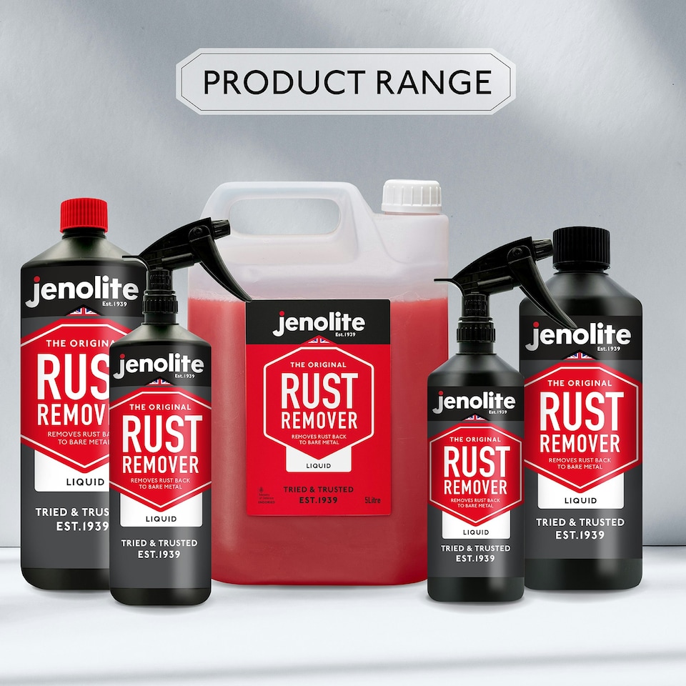 image 1 of Jenolite Back 2 Bare Metal Original Liquid Rust Remover - 500ml