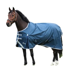 Highlander Original Lite 50g Standard Neck Horse Turnout Rug - Ocean Blue - 5´ 6"