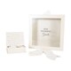 image 1 of Modern Cream Beige Wedding Day Guest Message Box with Hearts and Keepsake Holder