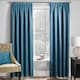 image 2 of Enhanced Living Matrix Teal 90 x 54 inch (229x137cm) Tape Top Thermal Noise reducing Dim Out Curtains (PAIR)
