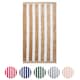 image 5 of Cabana Stripe Large Beach Towel - 100% Cotton | Brown | Taupe | One size