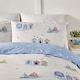 image 3 of Fusion Beach Huts Duvet Cover Set Blue
