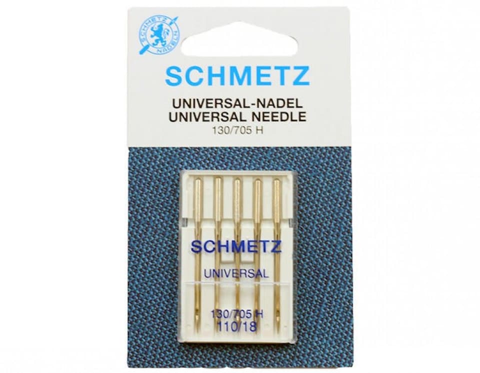 Schmetz Sewing Machine Needles 110 for Dressmaking - per pack of 5