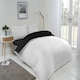 image 6 of Brights Reversible Duvet King Bed BlackWhite
