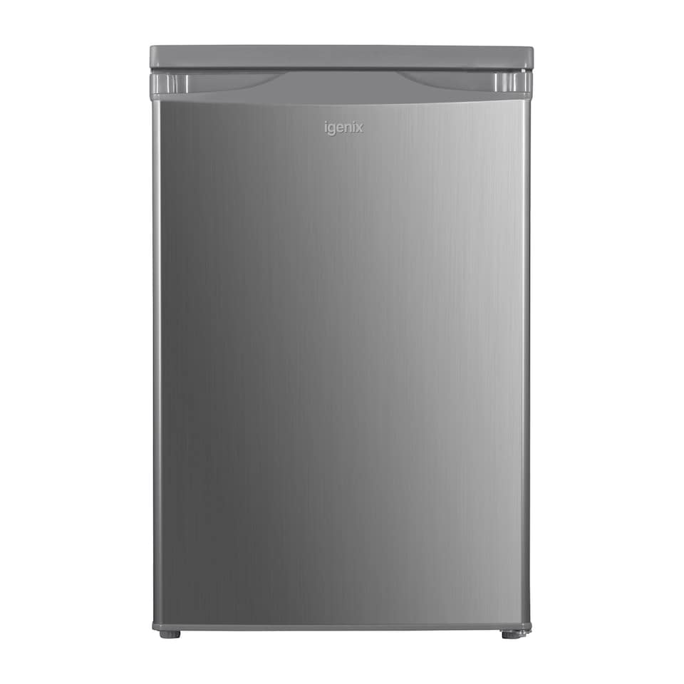image 1 of Igenix IG255X Freestanding Under Counter Larder Fridge, 136 Litre, Inox