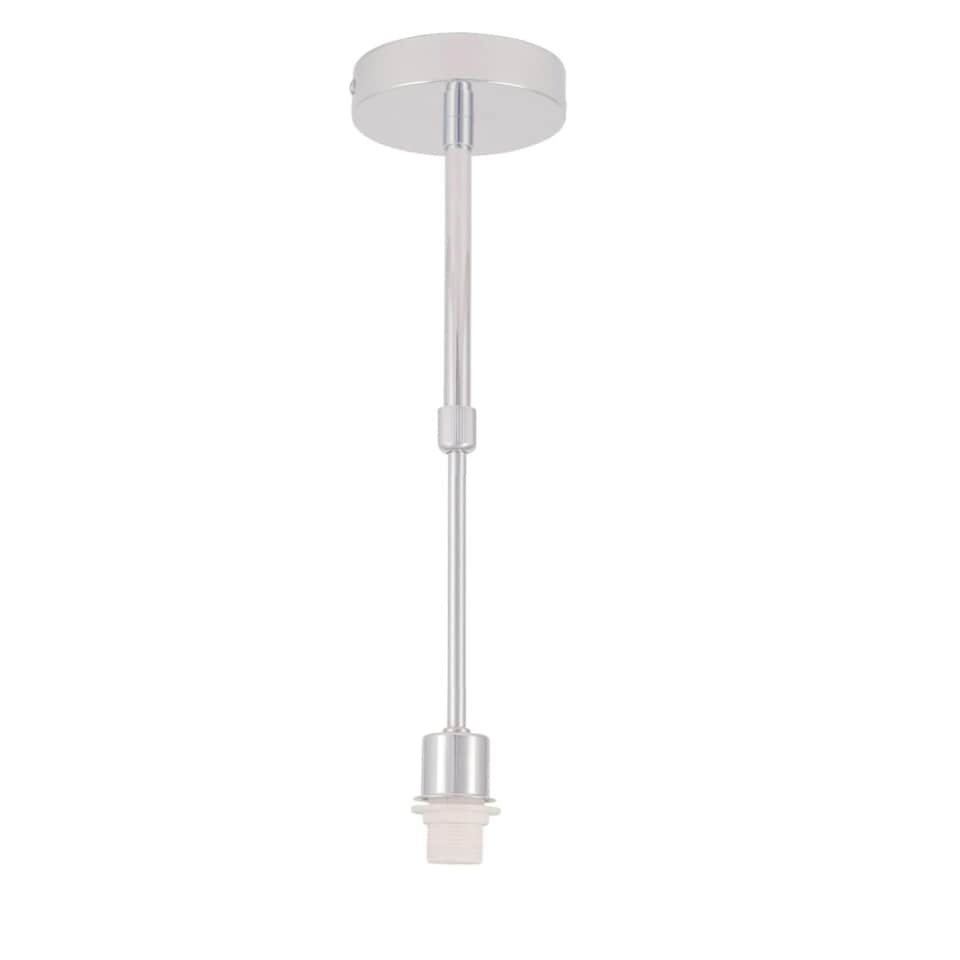 image 1 of First Choice Lighting Set of 2 Staggered 3 Tier Grey Faux Silk Slub Fabric Ceiling Adjustable Flush Shade with Copper Board Inner Chrome | Grey