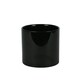 image 1 of Modern Glossy Black Ceramic Indoor Planter, Cachepot - H13 x W13.5cm Black