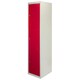 image 3 of Metal Storage Lockers - Three Doors, Flatpacked, Red Red