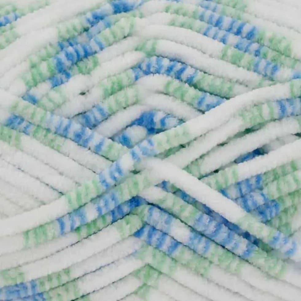 King Cole Blue Yummy Chunky Yarn (Value Pack 6 x 100g Balls) For Crochet, Knitting - 120m per ball