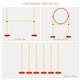 image 2 of PawHut Outdoor 3 PC Dog Pet Agility Training Garden Starter Obstacle Set for Dog