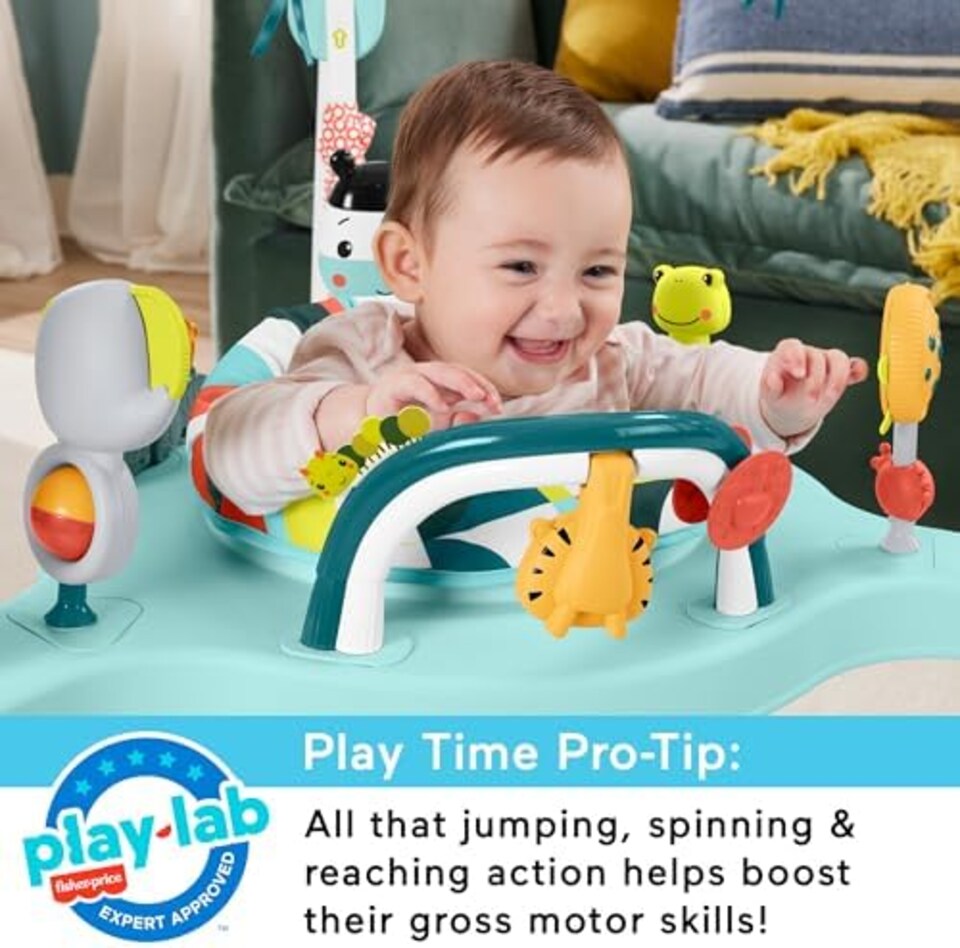 image 1 of Fisher Price Colourful Corner Jumperoo Activity Centre