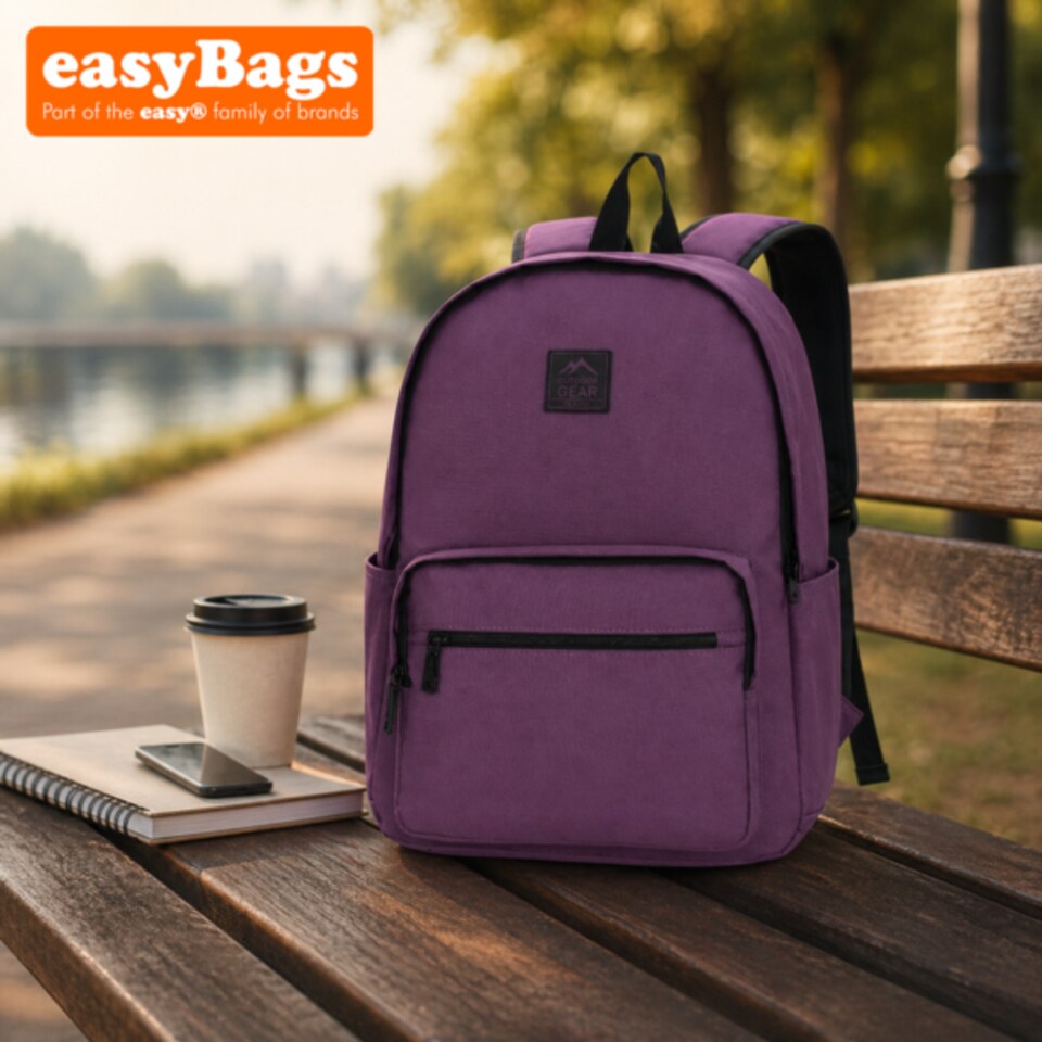 image 1 of Everyday Backpack with Smart Storage and All Day Comfort Outdoor Gear - Purple