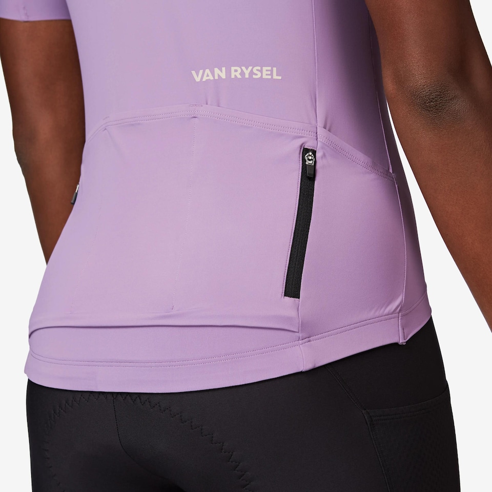 image 1 of Decathlon Women's fitted short-sleeved road cycling jersey, EDR 2