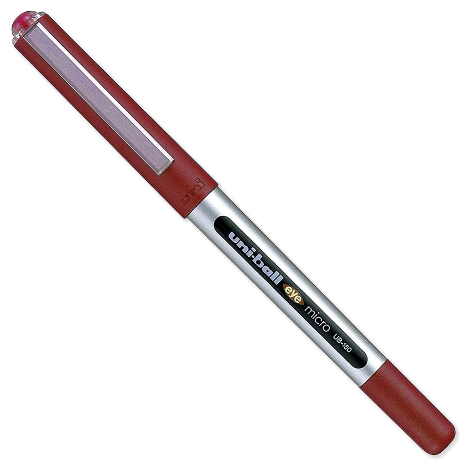 image 1 of Uni-Ball Eye UB-150 Liquid Ink Rollerball Pens 0.5mm Nib Pack of 12
