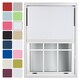 image 4 of FURNISHED Thermal Blackout Roller Blinds with Glitter Edge - (W)60cm x (L)210cm | White | White | (W) 60cm x (L) 210cm